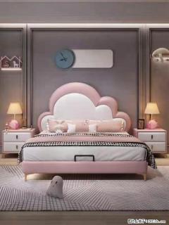 佛山大厂货，高质量仿真皮，实木床边，高密度海绵，带实木床板，全新包装，特价处理 - 克拉玛依28生活网 klmy.28life.com